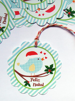 10 tags florzinha passarinho feliz natal