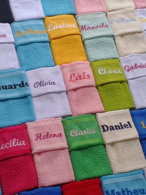 Toalhinhas de boca, hiegiene, infantil, personalizado