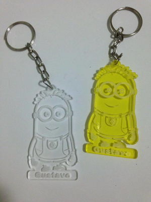 Kit chaveiro modelo minions