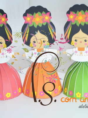 Porta bombom frida