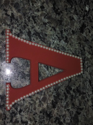 Letras com perolas
