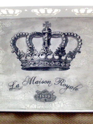 Bandeja provençal mdf tema "la maison royale"