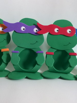Tartaruga ninja kit c/ 12 pçs