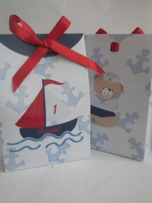 Sacolinha marinheiro - kit 15 und.