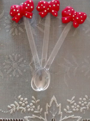 Colher de brigadeiro laços