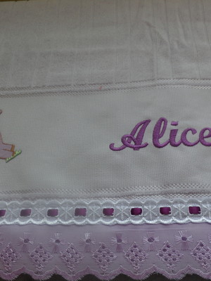 Toalha personalizada