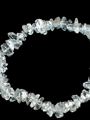 Pulseira de pedra cristal