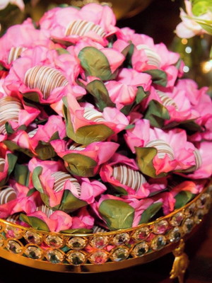 Kit 400 unid - forminha de doces em flor