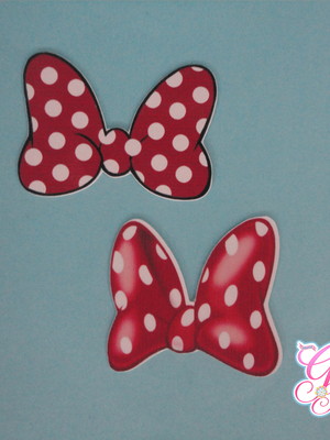 Apliques laços da minnie para docinhos