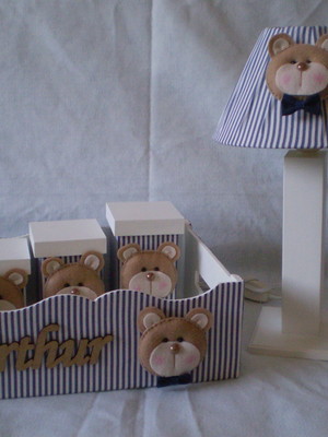 Kit higiene bebê urso