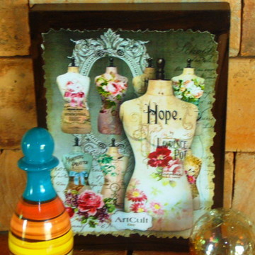 Quadro Vintage - Manequim 4