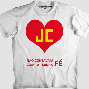 Camisa não contavam com a minha fé