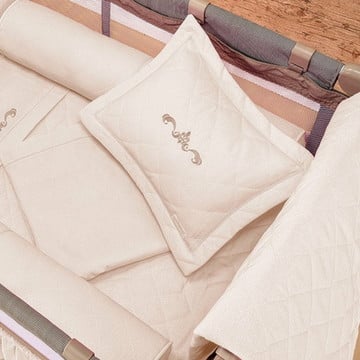 Kit berço Desmontável Camping 8 peças
