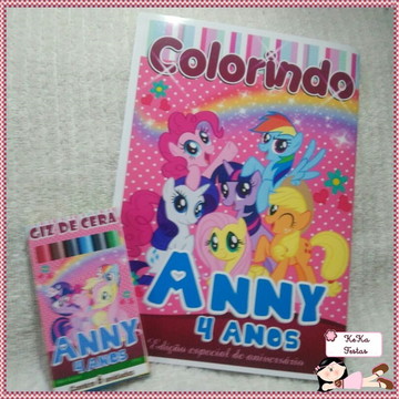 Revista de colorir my little pony 14x10