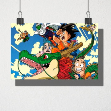 Big Poster Anime Dragon Ball Z LO033 Tamanho 90x60 cm