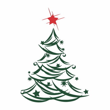 Adesivo De Parede Decorativo Árvore de Natal