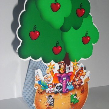 Cone triangular árvore arca de noé