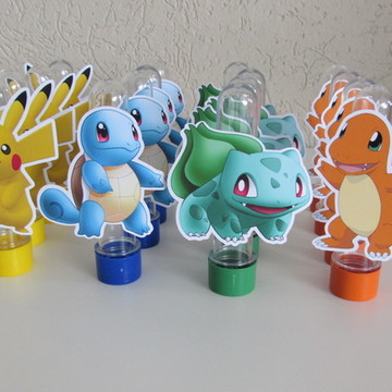 5un Brinquedo Pokémon Go. Ideal Lembrancinha Festa Pokémon. - R$ 12,5