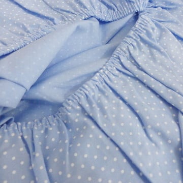 Lençol com elástico estampado mini cama