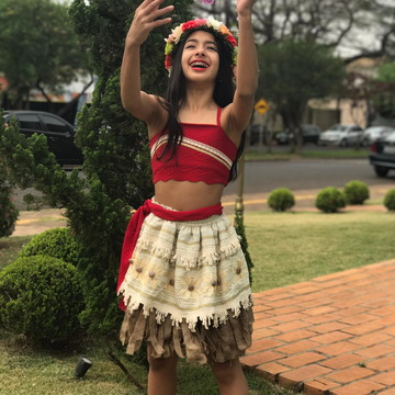 Roupa Moana Infantil Disney Meninas Festas Carnaval