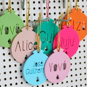 Bola de Natal personalizada - 1 unidade