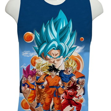 Camiseta Dragon Ball Super Trunks Super Poder - Regata