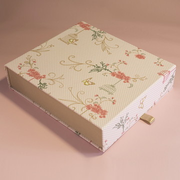Caixa com Imã para Álbum - 27x24x6,5cm