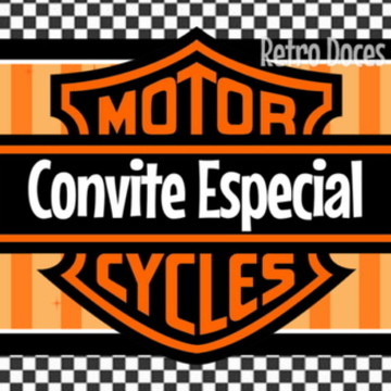 Convite Animado (VÍDEO) Moto / Motos ( Desenho )