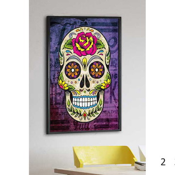 Quadros decorativos - CAVEIRAS Mexicanas 1