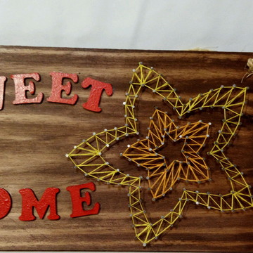 Quadro string art home sweet home