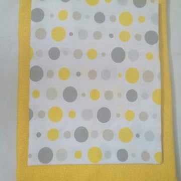 Lençol de solteiro com elástico e fronha com aba americana