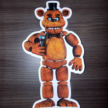 Adesivos 6 unidades fnaf five night at freddy figurinhas jogo de