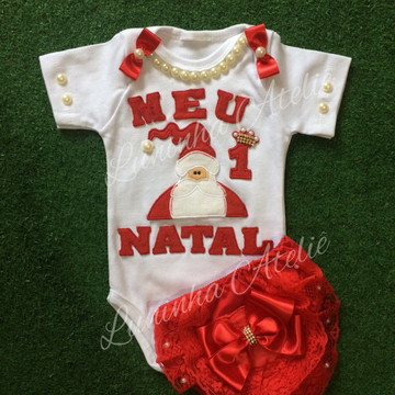 Body e Tapa Fraldas Natal