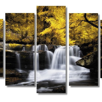 Quadro Decorativo Paisagem Outono Salas Escritório 1,10x60