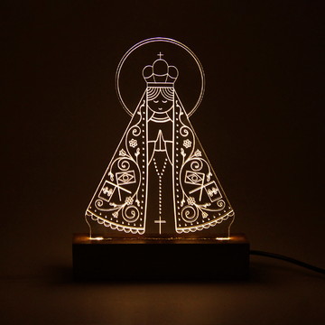 Luminária LED Bilvot - Nossa Senhora Aparecida
