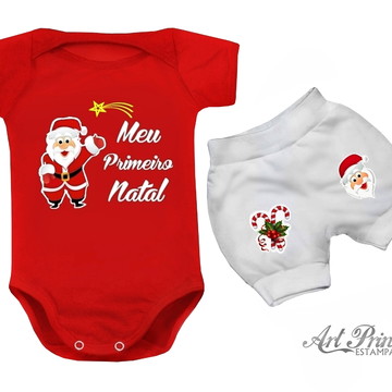 Conjunto Baby Meu Primeiro Natal