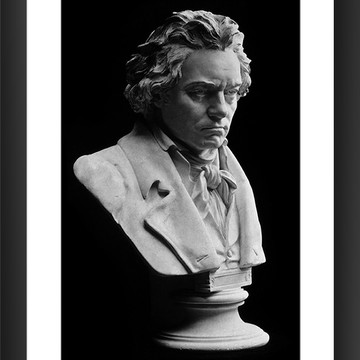 Quadro Beethoven Busto Musica Erudita Classica Decorar Arte