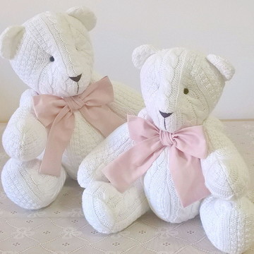 Dupla de ursos em tricot