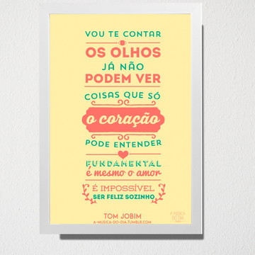 Quadro A3 Os olhos já não podem ver