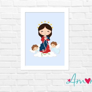 Quadro Nossa Senhora Desatadora dos Nós