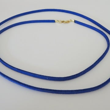 Fio de antílope - com fecho - azul