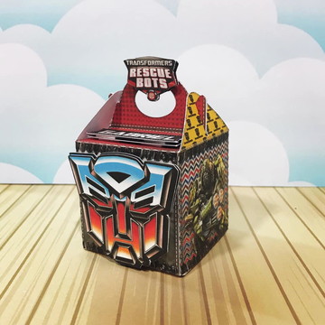 Caixa cubo com alça transformers