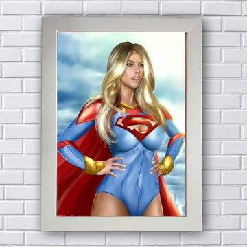 Quadro Mulher Maravilha Loira