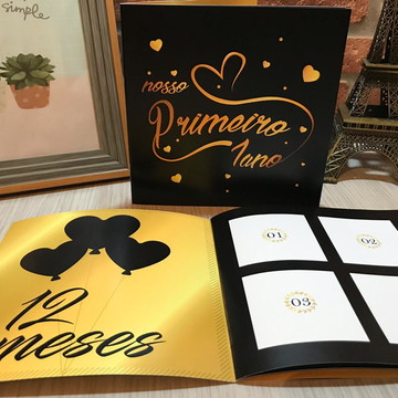 Álbum de Figurinhas Personalizado 20 Fotos