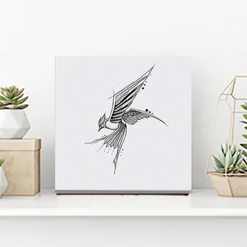 Quadro Pássaro Decorativo Para Home Office ou Sala