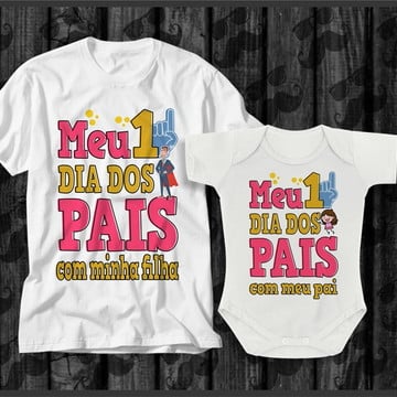 Kit camisas dia dos pais