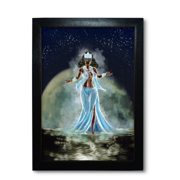 Quadro Decorativo Orixá Iemanjá 45x33cm