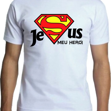 Camiseta Jesus Meu Verdadeiro Herói Deus Camisa Blusa Raglan - Escorrega o  Preço