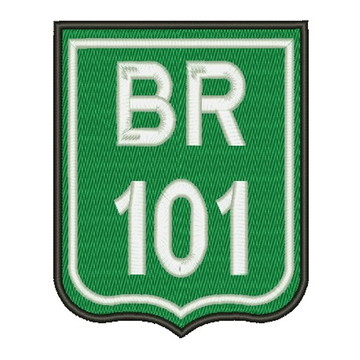 Patch Bordado Termocolante Rodovia BR 230 - Transamazônica