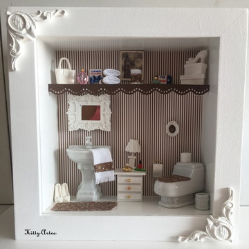 Quadro decorativo Banheiro / Lavabo